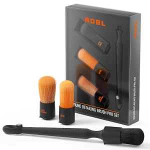ADBL Round Detailing Brush Pro Set - Zestaw pędzelków detailingowych