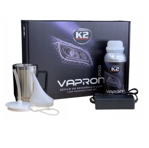 K2 VAPRON Zestaw do regeneracji lamp reflektorów 600ml