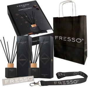 ZESTAW FRESSO GIFT BOX HOME CHRISTMAS DYFUZOR ZAPACHOWY Z PATYCZKAMI CADENCE