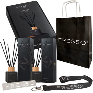 ZESTAW FRESSO GIFT BOX HOME DYFUZOR ZAPACHOWY Z PATYCZKAMI CADENCE