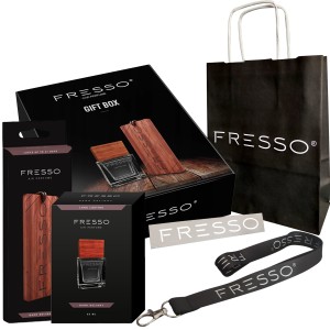 Zestaw Fresso Gift Box Dark Delight Perfumy Zawieszka