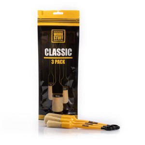 WORK STUFF Detailing Brush CLASSIC 3-Pack – Zestaw pędzelków detailingowych