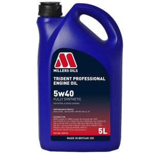 MILLERS Oils - Trident Professional 5w40 5l - syntetyczny olej silnikowy