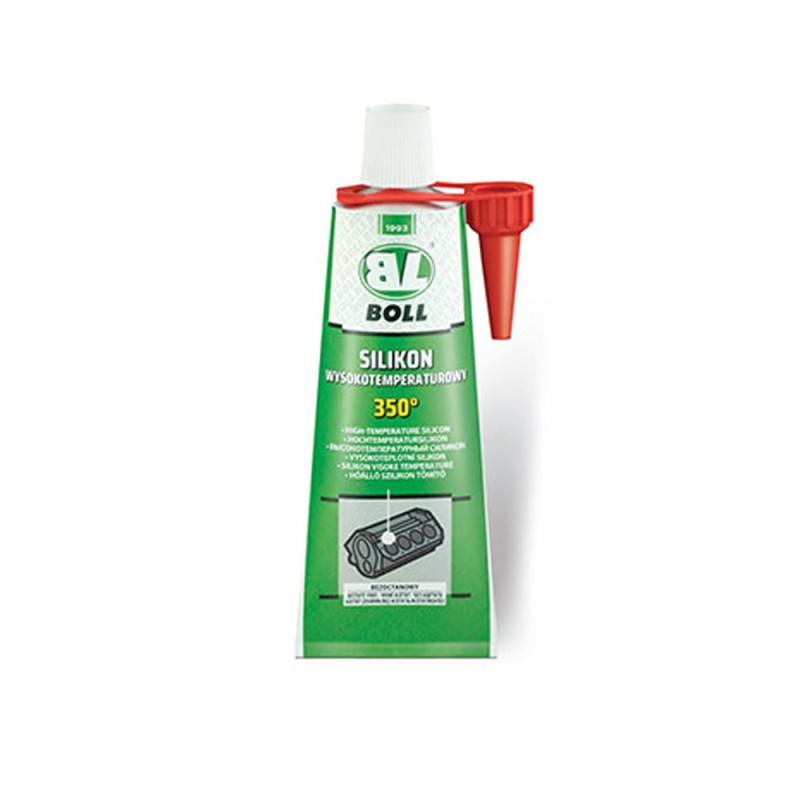 BOLL Silikon Wysokotemp czerwony 80ml