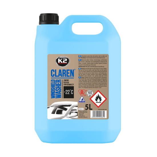 K2 CLAREN  Płyn do Spryskiwaczy zimowy -22 5l