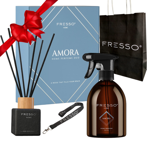 Prezent Na Święta Zestaw Fresso Home Perfume DUO Amora Gift Box Perfumy Dyfuzor