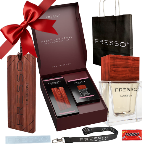 Fresso Christmas Gift Box Sugar Love - Świąteczny zestaw prezentowy perfum zawieszka NA PREZENT