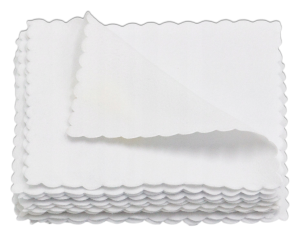 Kaiser Suede Small White Dove 10x10 - 10szt  Mikrofibra do aplikacji powłok