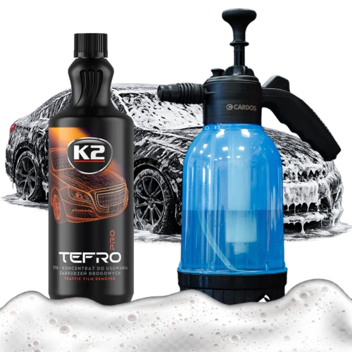 Zestaw do mycia bezdotykowego K2 – opryskiwacz 2L + Tefro 1L